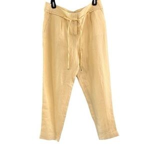 The Limited Yellow Linen Slacks